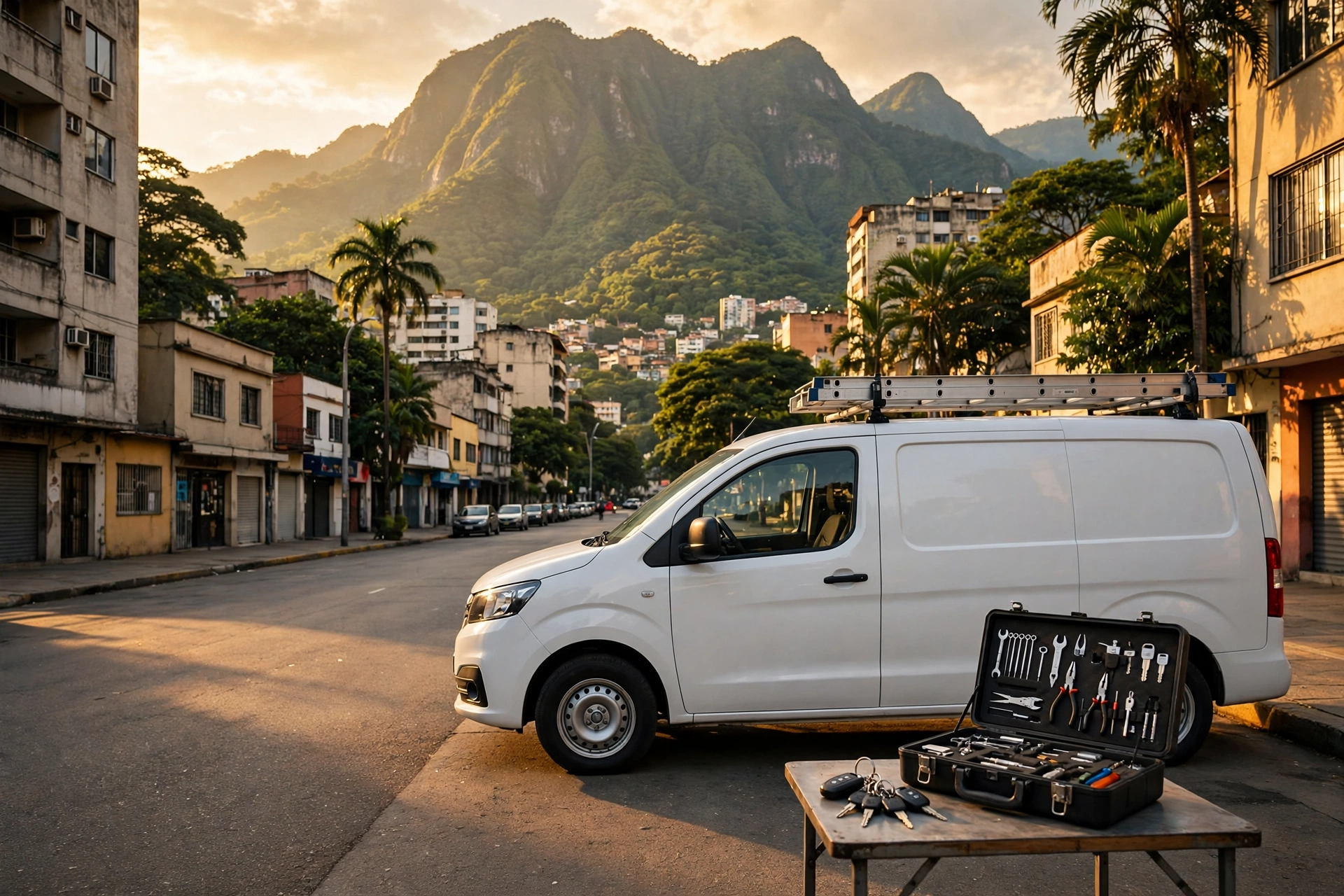 servicio de cerrajería en Caracas con el Ávila de fondo